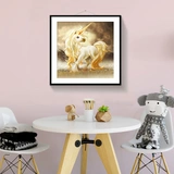 Новая бриллиантовая наклейка Cross -Switch Living Room спальня небольшое благословение Unicorn 2019 Cartoon Animals Full Diamond Almidery