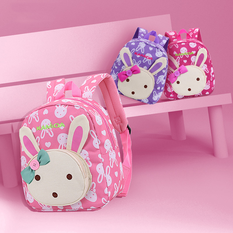 Click-Click Kindergarten School Bag Girl Child Cartoon Cute Baby Bag Kits Kiddie Boomer Boy 1-3-5