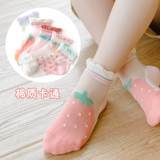 Хлопковые летние ультратонкие тонкие детские носки, детский дышащий наряд маленькой принцессы, шелковые колготки, средней длины