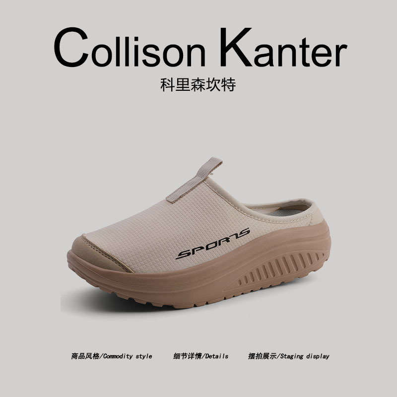【Versatile for Outdoor Activities】Collisonkanter2026 Autumn Sports Slippers Unisex Closed-Toe Half-Slipper Rocking Shoes 【Versatile for Outdoor Activities】Collisonkanter2026 Autumn Sports Slippers Unisex Closed-Toe Half-Slipper Rocking Shoes