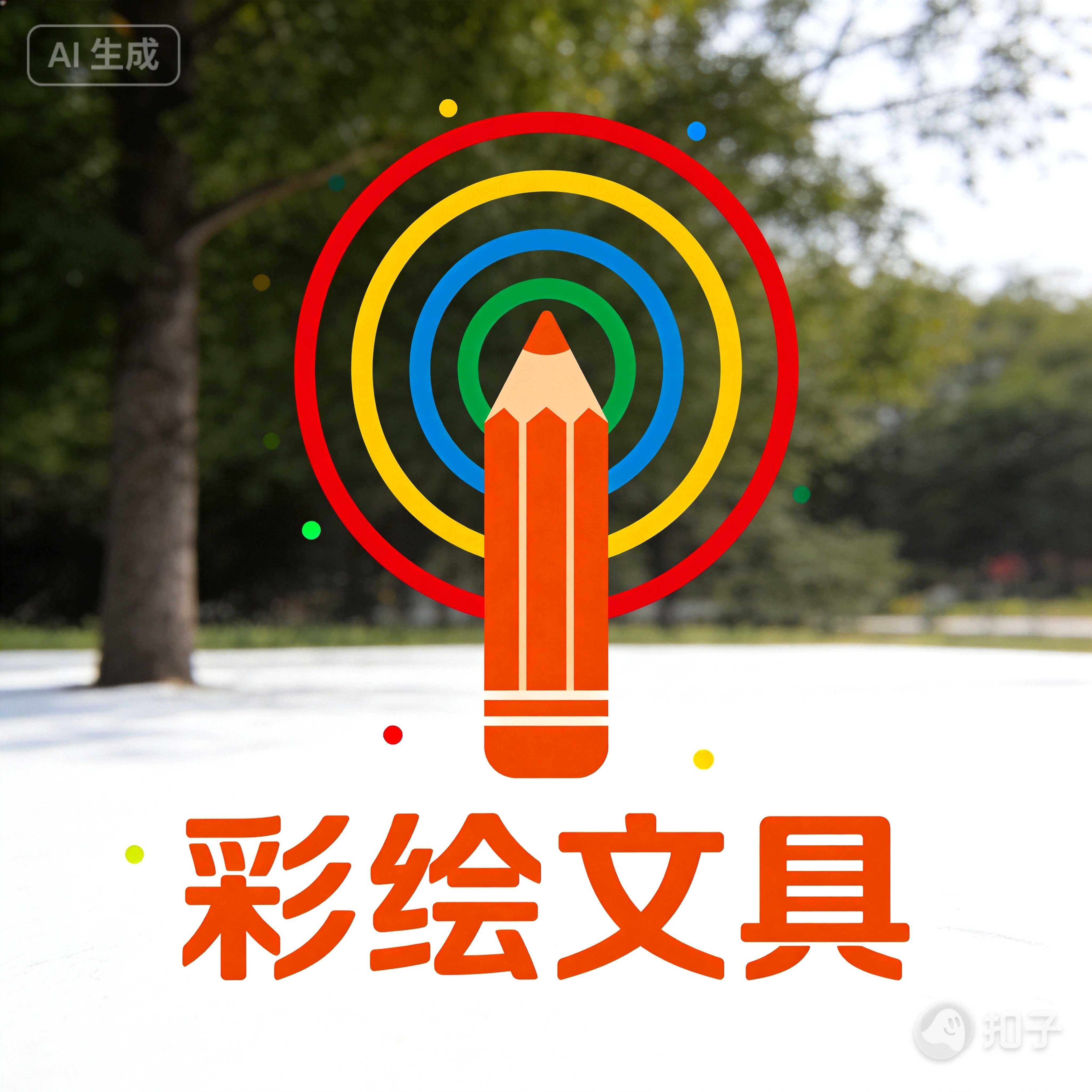 彩绘文具