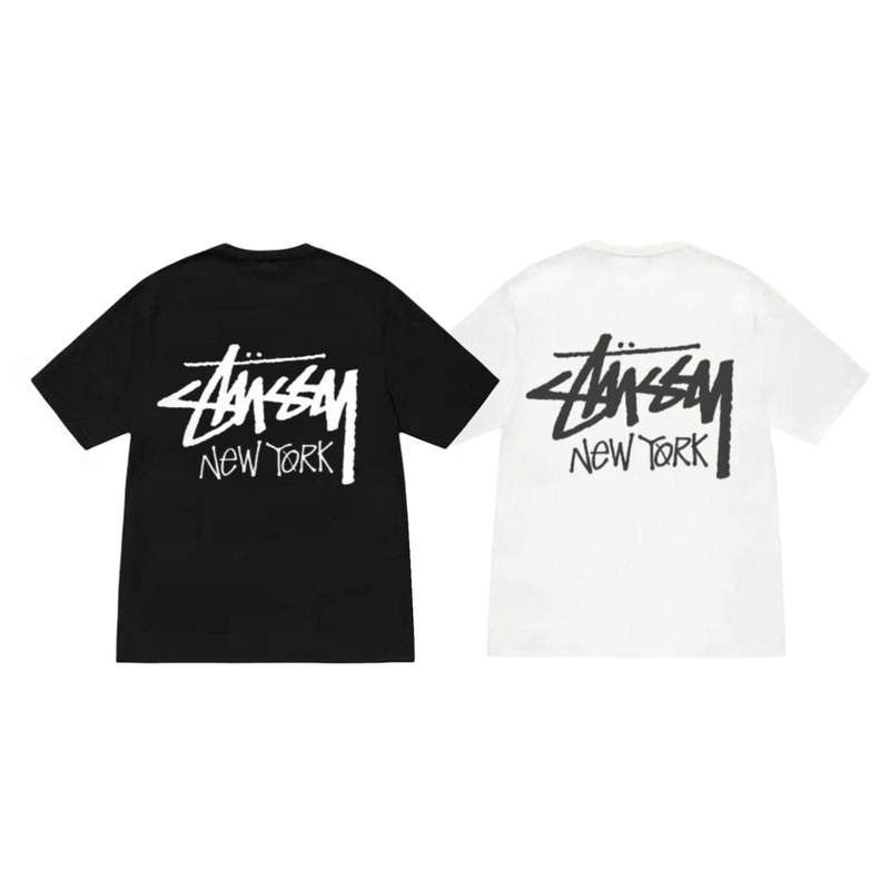 In Stock Stussy New York New York Limited Edition Classic Logo City Limited Series Short-Sleeve T-Shirt In Stock Stussy New York New York Limited Edition Classic Logo City Limited Series Short-Sleeve T-Shirt