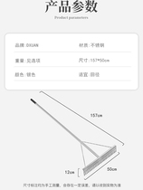 Stainless steel sand flattening device track and field long jump sand pit with toothed sand flattening rake iron sand flattening board track and field long jump sand smoothing device