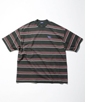 22SS FREAKS STORE NAUTICA Multi Border S STee striped short sleeve T-shirt