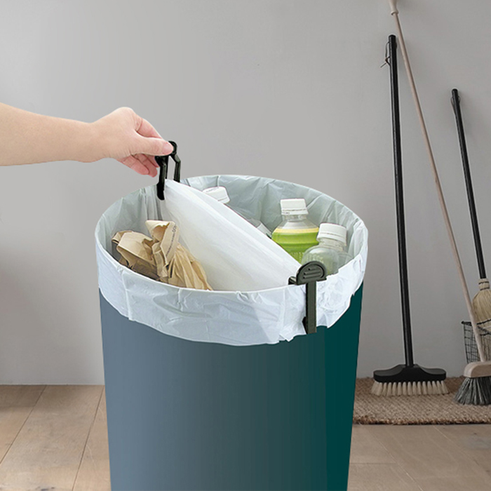 Japan imported trash bin clip garbage bag clip Garbage bag fixed clip Non-slip clip Bucket side clip clip 2 packs