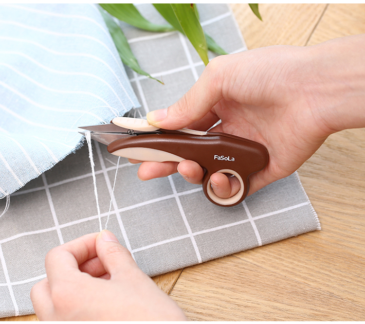 Sinh viên kéo chủ đề tay sợi cắt hình chữ U dây kéo lò xo khâu kéo hộ gia đình kéo Tailor - Công cụ & phụ kiện Cross-stitch tranh thêu chữ thập phật bà quan âm n