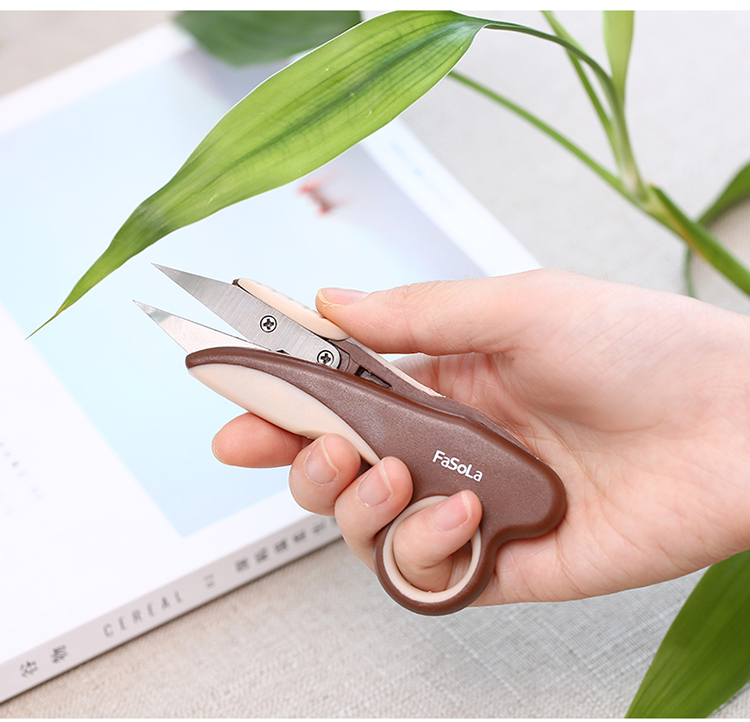 Sinh viên kéo chủ đề tay sợi cắt hình chữ U dây kéo lò xo khâu kéo hộ gia đình kéo Tailor - Công cụ & phụ kiện Cross-stitch tranh thêu chữ thập phật bà quan âm n