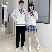 class uniform College Wind Autumn suits middle school pupils games junior high school graduation in the spring and autumn Korean version of the school uniform