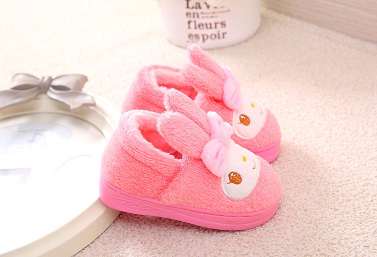 Chaussons enfants en suède pour hiver - semelle caoutchouc - Ref 1008609 Image 102