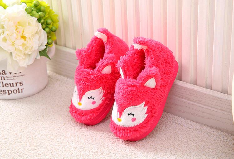 Chaussons enfants en suède pour hiver - semelle caoutchouc - Ref 1008609 Image 42