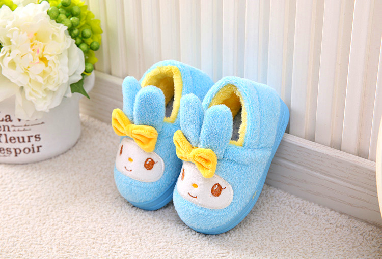 Chaussons enfants en suède pour hiver - semelle caoutchouc - Ref 1033010 Image 22