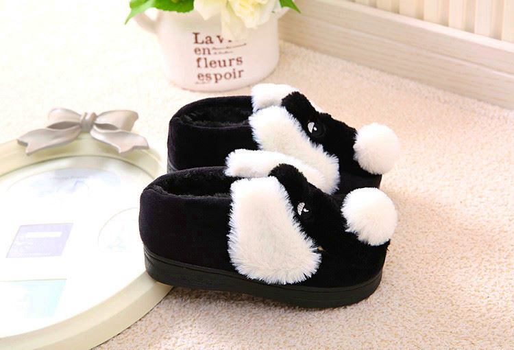 Chaussons enfants en suède pour hiver - semelle caoutchouc - Ref 1008609 Image 61