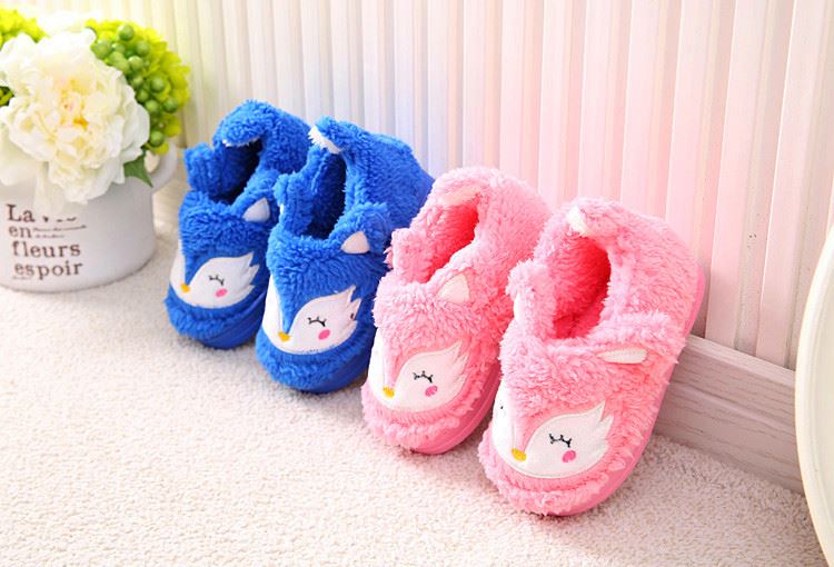 Chaussons enfants en suède pour hiver - semelle caoutchouc - Ref 1008609 Image 36