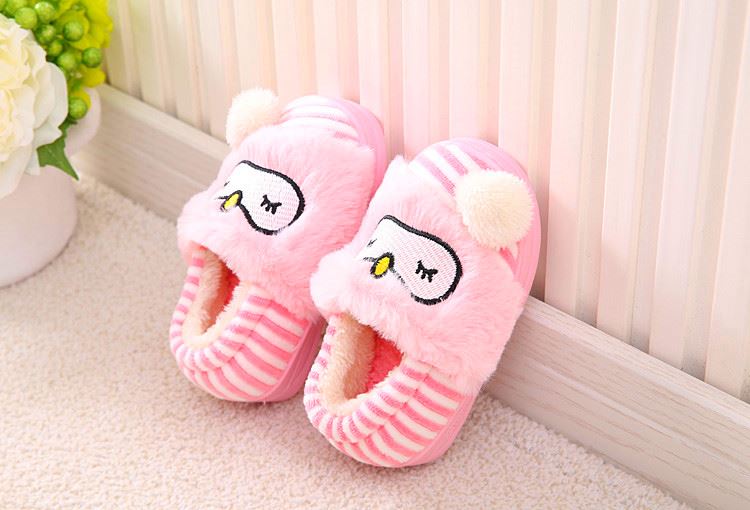 Chaussons enfants en suède pour hiver - semelle caoutchouc - Ref 1008609 Image 82