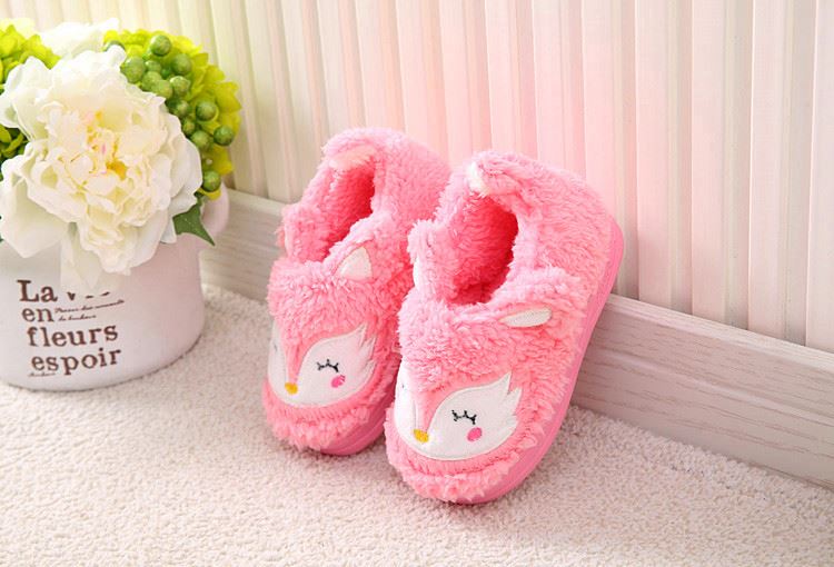Chaussons enfants en suède pour hiver - semelle caoutchouc - Ref 1008609 Image 45