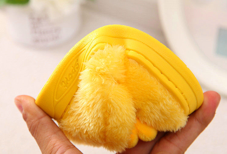 Pantoufles enfants en suède pour hiver - semelle caoutchouc - Ref 1033008 Image 50