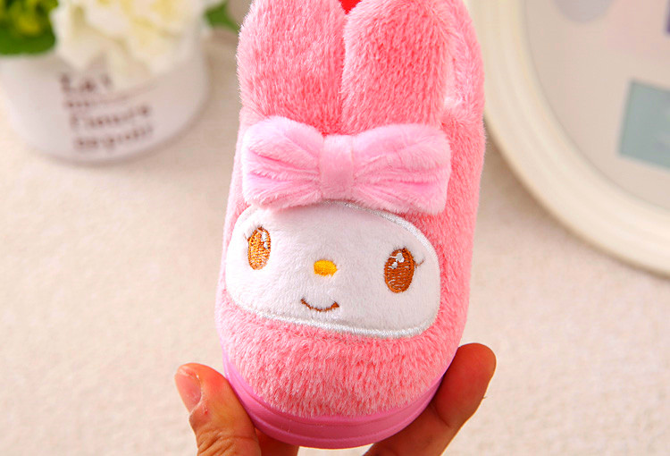 Chaussons enfants en suède pour hiver - semelle caoutchouc - Ref 1033010 Image 34