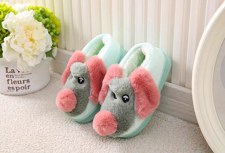 Chaussons enfants en suède pour hiver - semelle caoutchouc - Ref 1008609 Image 57