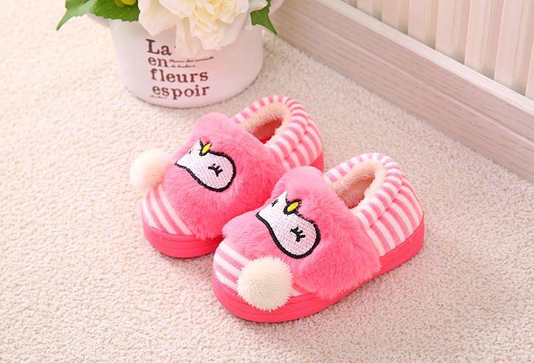 Chaussons enfants en suède pour hiver - semelle caoutchouc - Ref 1008609 Image 85