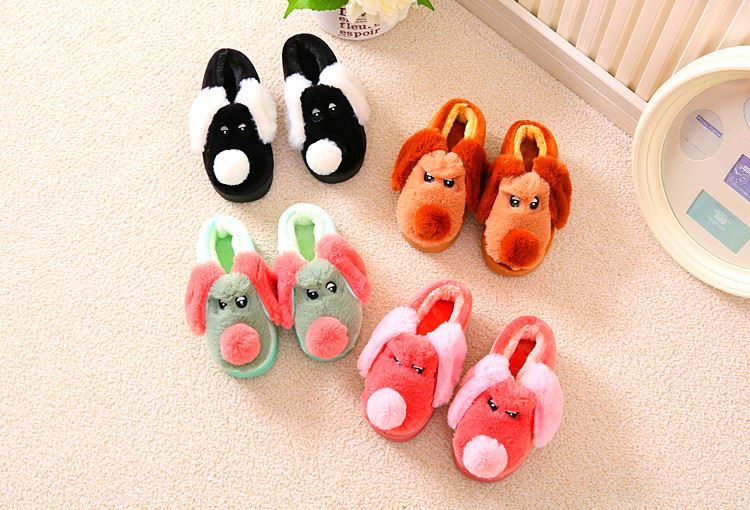 Chaussons enfants en suède pour hiver - semelle caoutchouc - Ref 1008609 Image 50