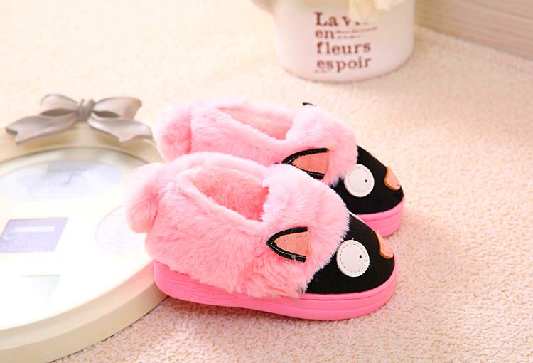 Chaussons enfants en suède pour hiver - semelle caoutchouc - Ref 1008609 Image 114