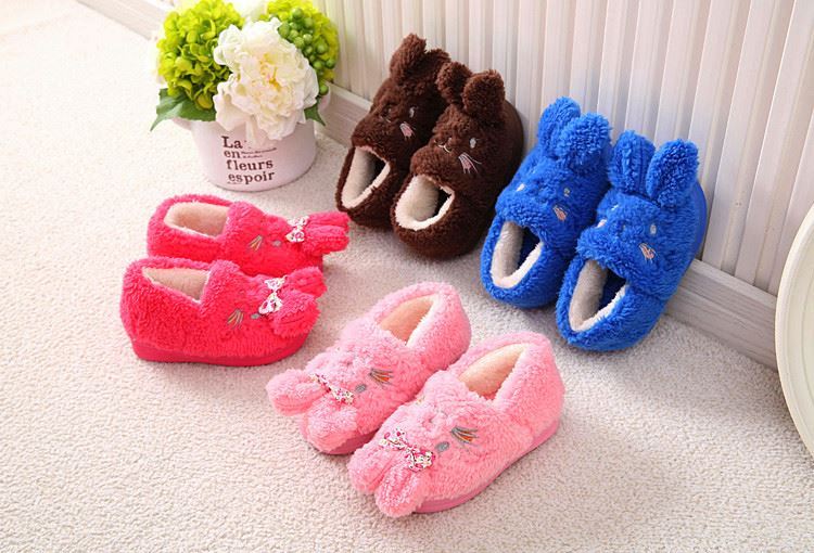 Chaussons enfants en suède pour hiver - semelle caoutchouc - Ref 1008609 Image 22