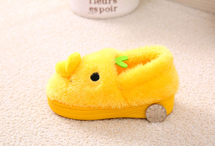 Pantoufles enfants en suède pour hiver - semelle caoutchouc - Ref 1033008 Image 51