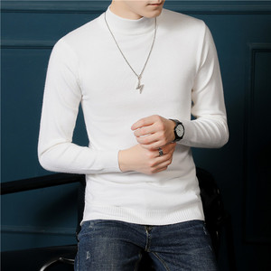 正品羊毛衫男士毛衣高领长袖保暖打底针织衫