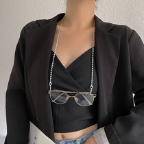 Mask chain lanyard star same style tide ins anti-drop anti-leak Korean glasses chain glasses chain children beaded male
