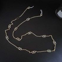 The glasses chain does not fade with the same ink mirror star Titanium Steel Hanging Neck star Defense off Decorative Hanging Chain Pendant Fashion