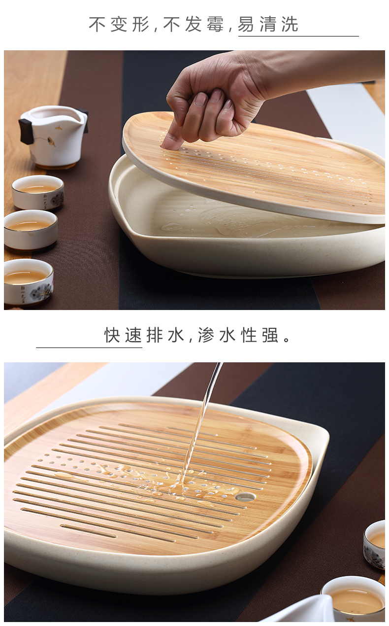 TaoMingTang melamine kung fu tea tray household contracted tea Japanese saucer dish practical storage size dry terms