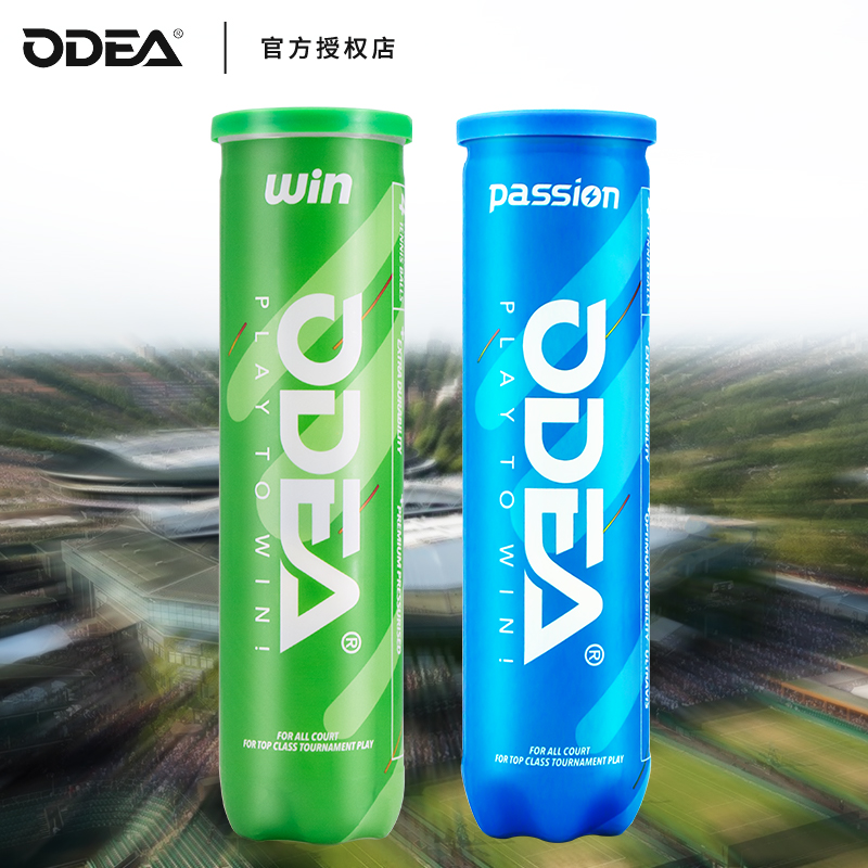 新款ODEA欧帝尔网球PASSION专业比用球高弹耐打训练用球WIN4粒装 Изображение 1