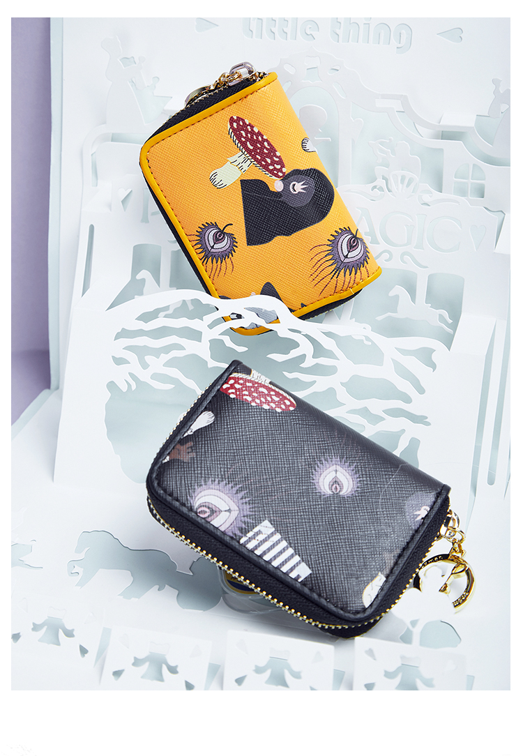Ví tiền xu đa chức năng 不 莱 玫 purse ví đựng thẻ mini