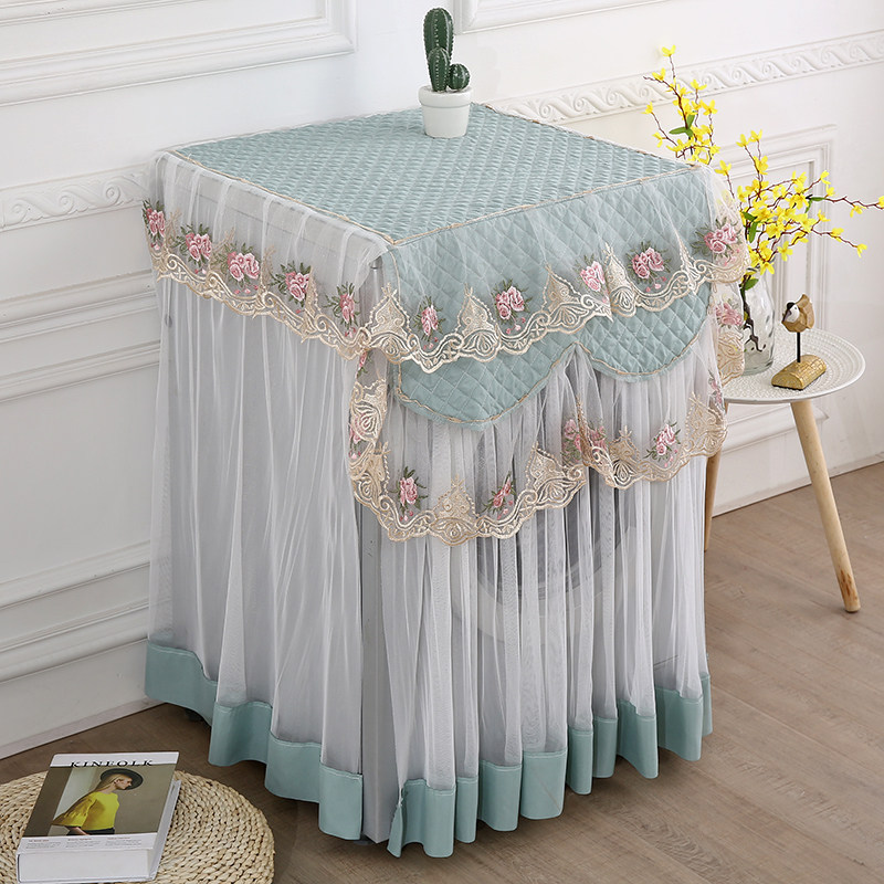 Washing Machine Dust Cover Fully Automatic Drum Washing Machine Lid Buhel Small Swan Beauty Universal Cloth Art Sunscreen-Taobao