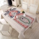 Khăn trải bàn bằng vải cotton và khăn trải bàn sáng tạo Châu Âu bàn cà phê nhỏ vuông nhà ăn khăn trải bàn hình chữ nhật hiện đại tối giản