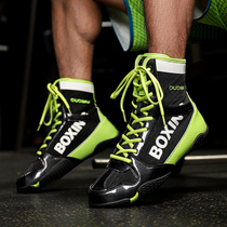 Professional boxing shoes for children and adults mens professional wrestling shoes womens Muay Thai fighting and Sanda indoor training shoes