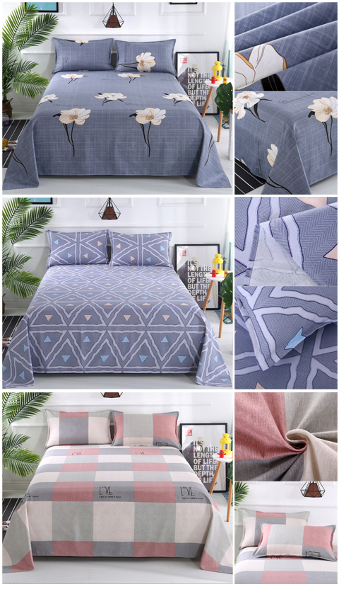 Sơn Đông vải thô 100% cotton cũ tấm vải thô đơn mảnh vải mã hóa dày 1,5m / 1,8 / 2,0 mét - Khăn trải giường thảm giường ngủ