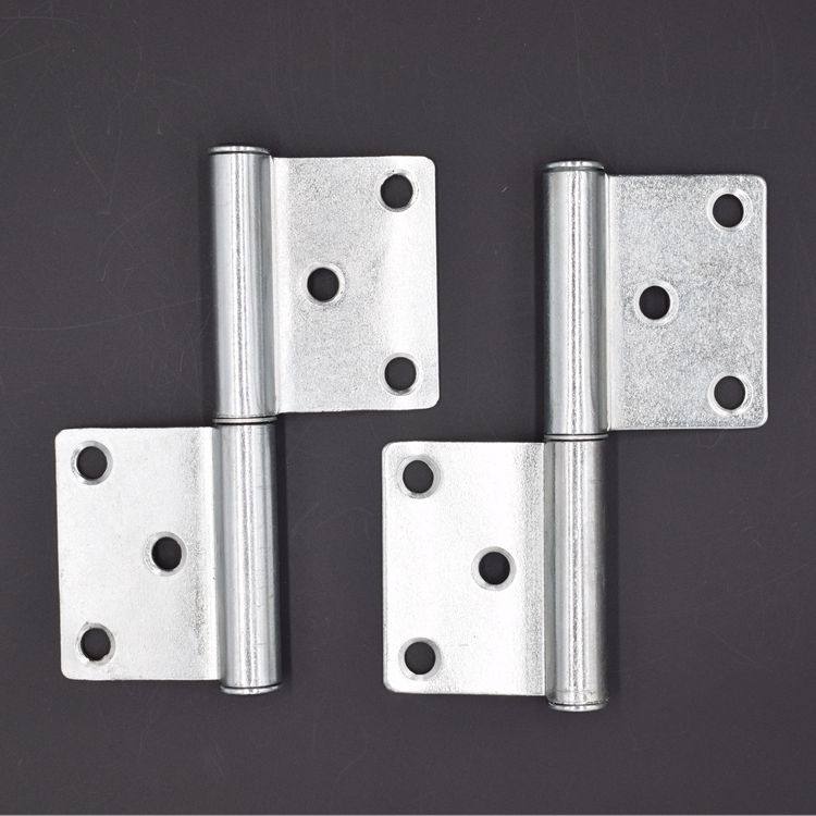 4-inch flag-shaped hinge galvanized iron Iron Removable Hinge Aluminum Alloy Makeup room Kitchen Door Fireproof Door Hinge Single Price
