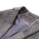 Plaid woolen blazer ຂອງແມ່ຍິງວ່າງ lace-up ແອວ woolen coat ຜ້າຂົນຫນູທີ່ນິຍົມ