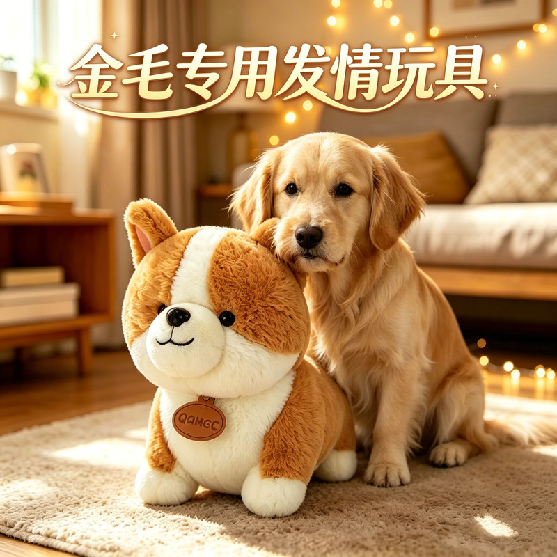 Special Toys for Golden Retrievers in Their Heat Period, Male Dog Mating with Female Dog, Heat Dog Sex Partner, Realistic Simulation for Large Dogs
