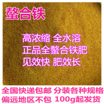 Chelated iron EDTA iron fertilizer Yellow yellow leaf disease iron content 13% Chelated micro-element fertilizer chelated