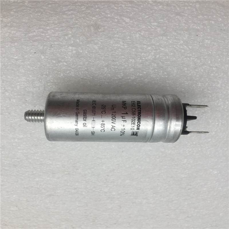 ELECTRONICON capacitor E62 C58-102E10 MKP 1UF 1200VAC physical map spot negotiation