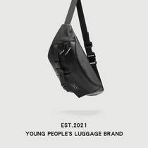 Hassiey Day Tide Cards Single Shoulder Small Backpack Men Skew Satchel Women Casual Chest Bag Large Capacity Summer Pocket