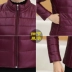 Phụ nữ trung niên mới dày mùa đông cộng với áo khoác cotton quần áo mẹ tải quần áo cotton ông già cỡ lớn áo khoác cotton ngắn