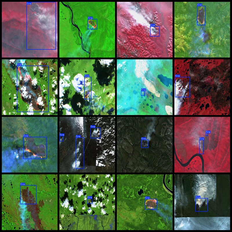 Satellite Photography Wildland Fire Detection Data Set, 8857 Images in Voc+Yolo Format