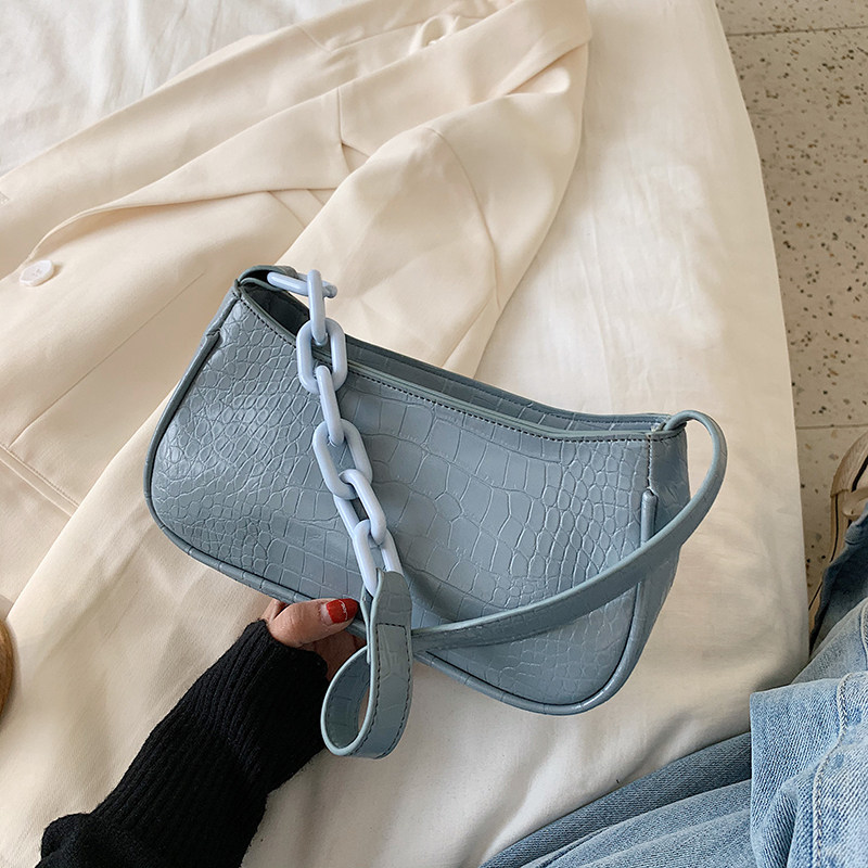 Fashion Chain Axillary Bags Women's Bags 2020 New French Small Crowdsourced Superior Foreign Pie Superfire Single Shoulder Bag