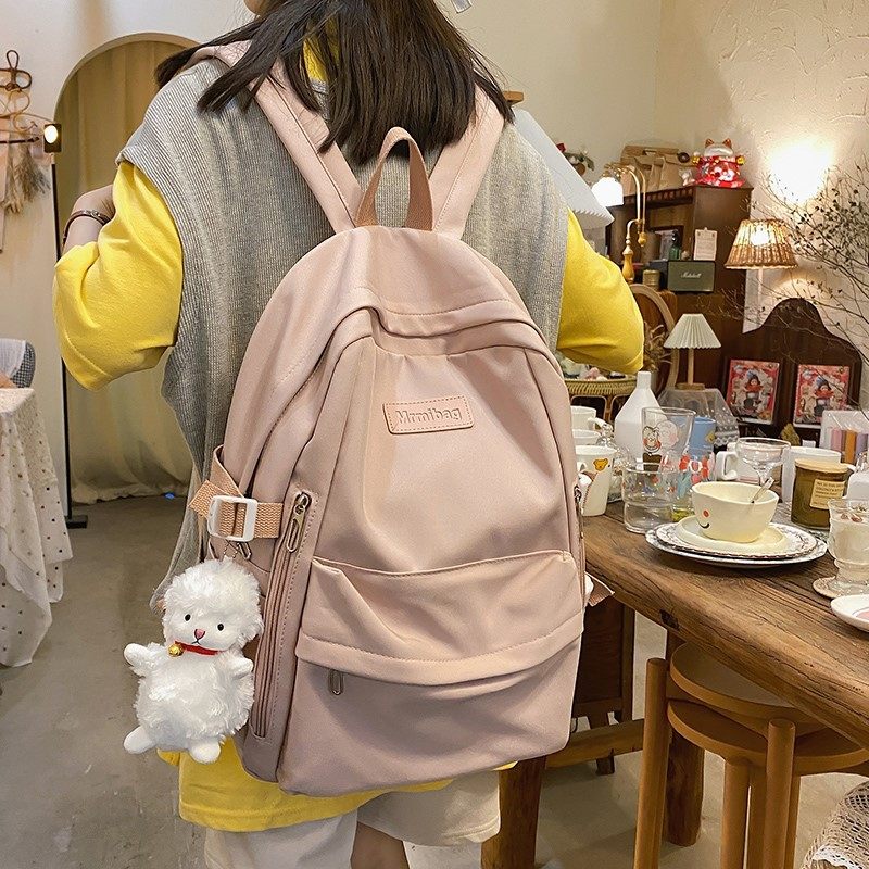 Tidal Bag Girls Junior High School Junior High School Students High School Students High School Students Double Shoulder Bag for High School Students