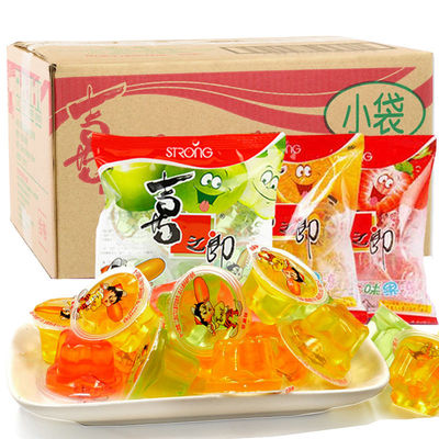 喜之郎果冻果味果汁果冻布丁30/3袋吸吸