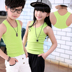 Childrens vest bông cậu bé từ Hàn Quốc phiên bản kẹo màu bông cô gái Y-word sling nhỏ mùa hè vest trẻ lớn. 