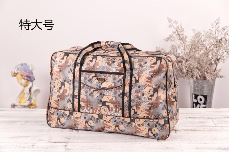 Công suất lớn phim hoạt hình túi du lịch Hàn Quốc chéo ánh sáng di động túi du lịch tập thể dục túi gấp túi hành lý không thấm nước túi đựng đồ cá nhân